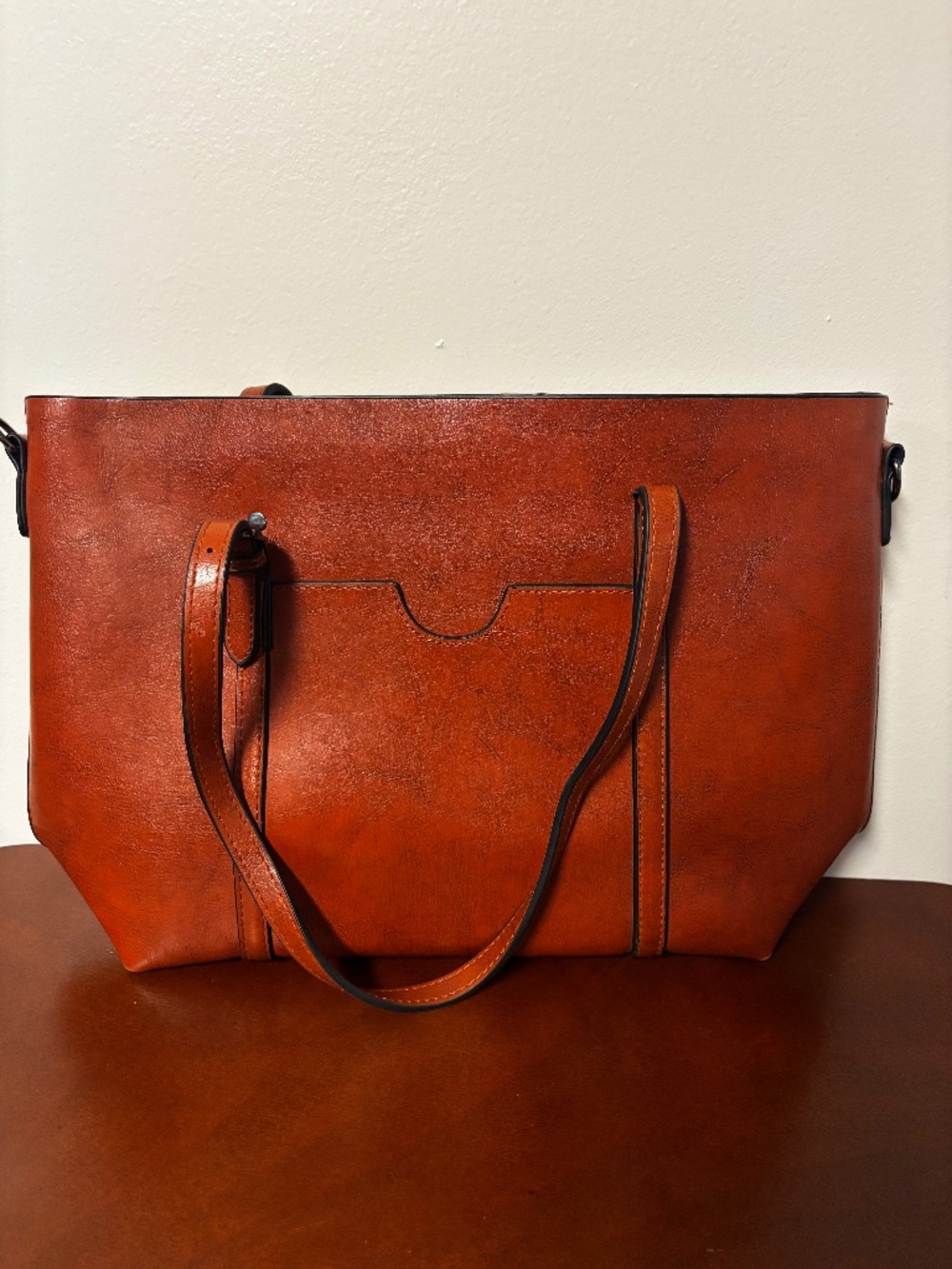 Briefcase style Vintage Tote